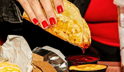 Taco Bell Grilled Cheese Dipping Taco