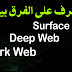 الفرق بين الـ Surface Web و Deep Web و Dark Web