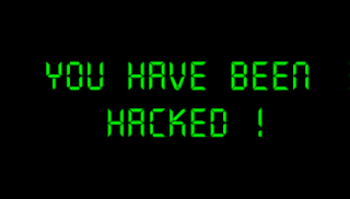 image: "You have been hacked," found at Udemy.com