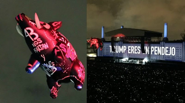 Roger Waters recuerda a los 43 de Ayotzinapa, EPN “Renuncia ya” y Trump “eres un pendejo”, (VIDEO).