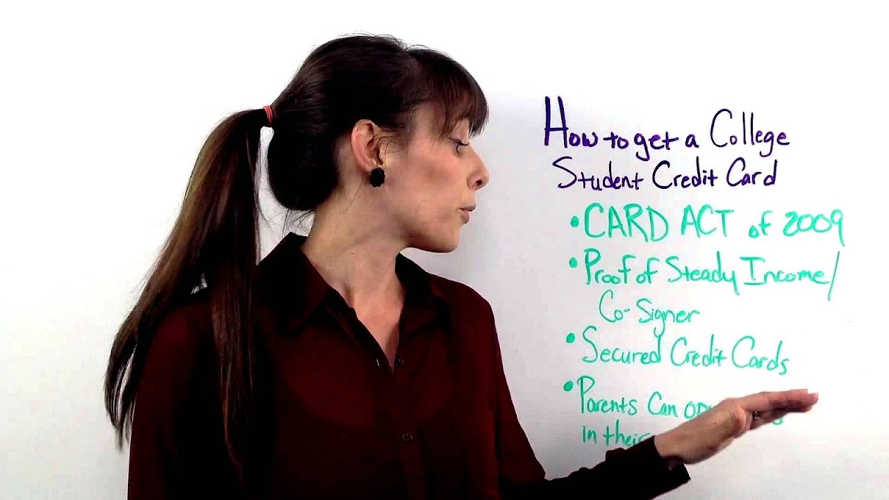 How To Get A Credit Card As A College Student