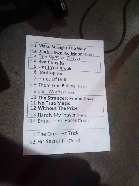 setlist, A Jigsaw, Fotomatón, Madrid