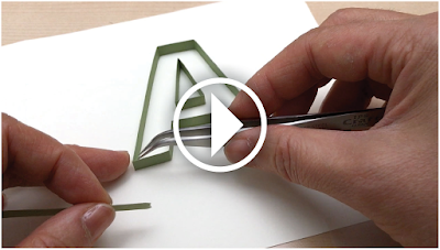 Quiling Letters Tutorial Pattern Video