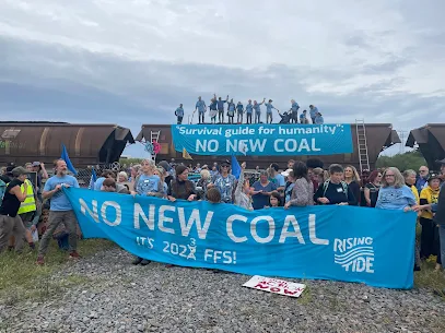 Coal Train halted by Climate Activists in Australia: Police Charged 50