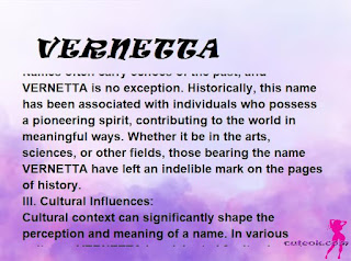 ▷ meaning of the name VERNETTA (✔)