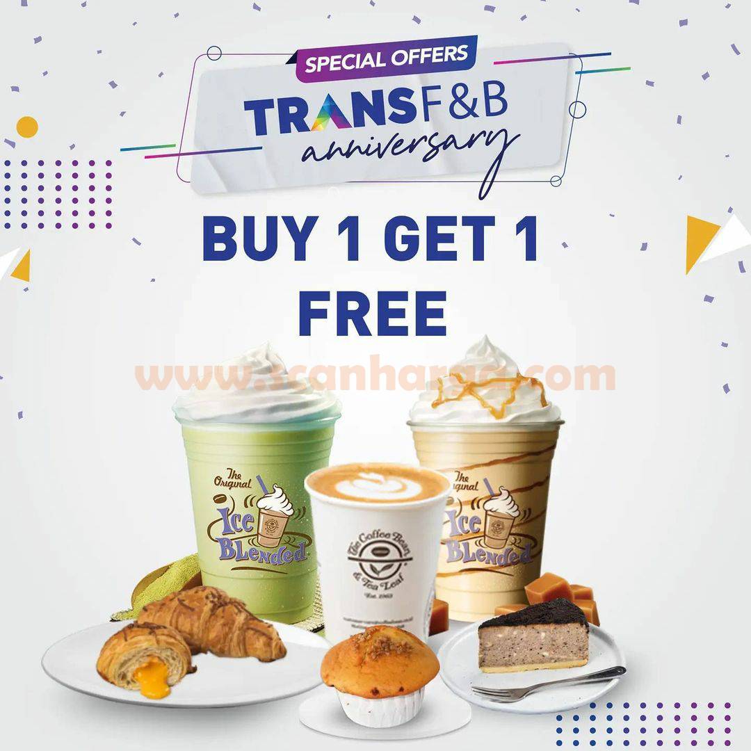 The Coffee Bean Promo Special Offers TRANS F&B Anniversary