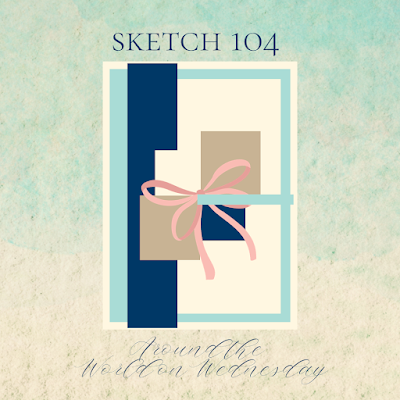 AWOW Sketch 104 with a bow | Nature's INKspirations by Angie McKenzie