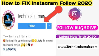 How to Fix Follow Error Problem in Instagram Can't Follow Anyone 2020 |  Solutions