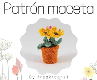 PATRON GRATIS MACETA AMIGURUMI 68253