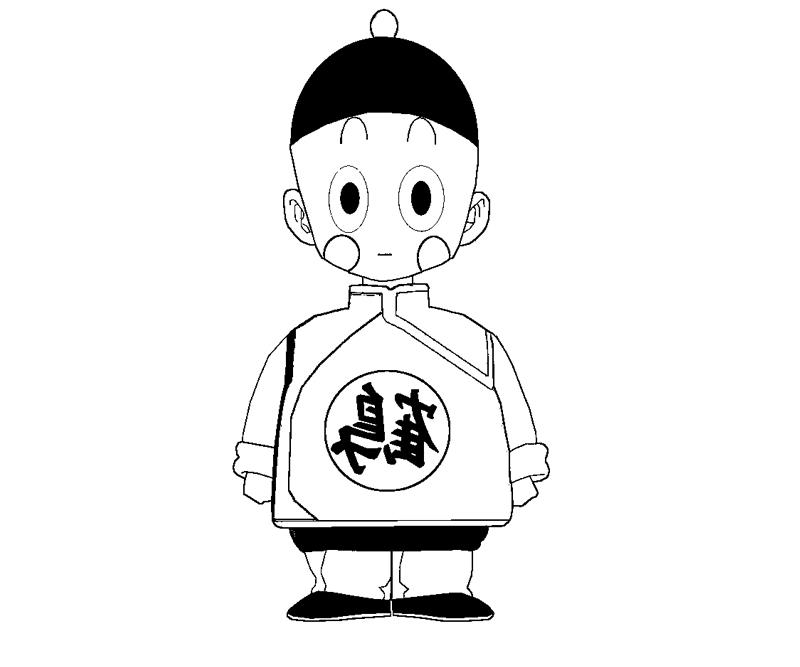 Printable Chiaotzu 1 Coloring Page