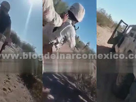 Video: Así grabo un Soldado el topón que tuvieron con Sicarios que los quisieron emboscar en Caborca; Sonora