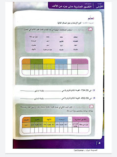 كتاب الوزارة رياضيات الصف الخامس الابتدائى الترم الاول كامل