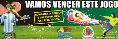 Barretos retira outdoor que ligava dengue à seleção argentina de futebol