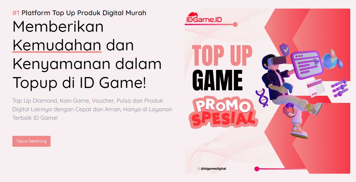 Top Up Game Mudah, Murah, dan Cepat di IDGame, Para Gamer Wajib Coba Platform Ini