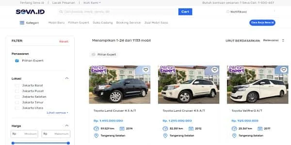 website jual mobil bekas terlengkap