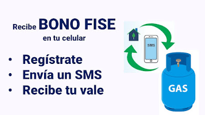 Recibe tu BONO FISE en tu celular por SMS