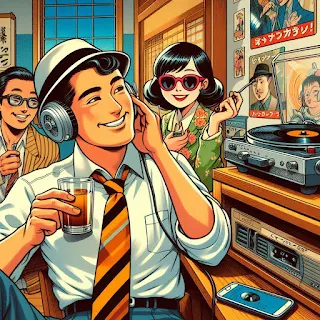昭和ソングイメージ:レトロな音楽が楽しめる Showa songs nostalgia
