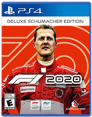 F1 2020 Game Cover Ps4 Deluxe Schumacher Edition