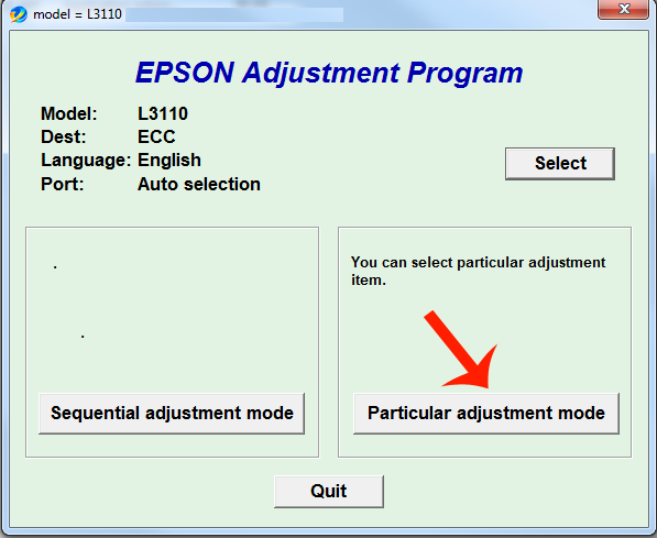 Epson L3110 Resetter Download