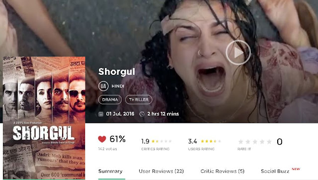 Shorgul (2016) Full Hindi Movie in HD 720p avi mp4 3gp hq free