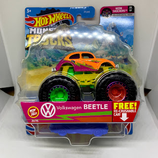 Julian S Hot Wheels Blog 1963 Volkswagen Beetle Monster Truck 21 Hot Wheels Monster Trucks Neon Shockers