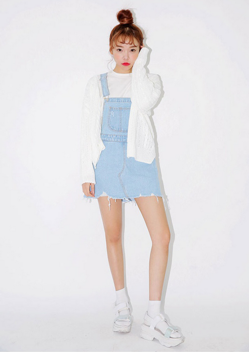 Denim Overall Dress