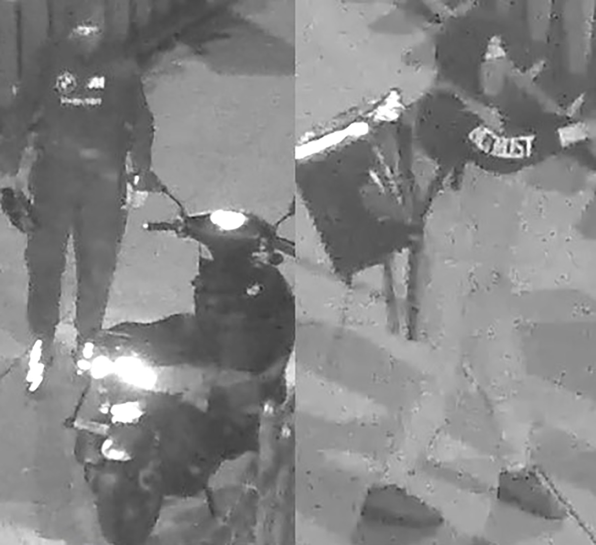 The NYPD is searching for a pair of muggers who robbed four people on the same night in Queens. -Photo by NYPD