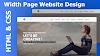 How to Make a Startuprr Website HTML Template Using HTML and CSS - Break Tutorial