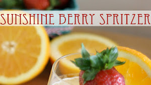 Sunshine Berry Spritzer – Non Alcoholic Brunch Party Punch Recipe