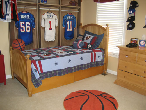 Sports Theme Boys Bedroom Ideas