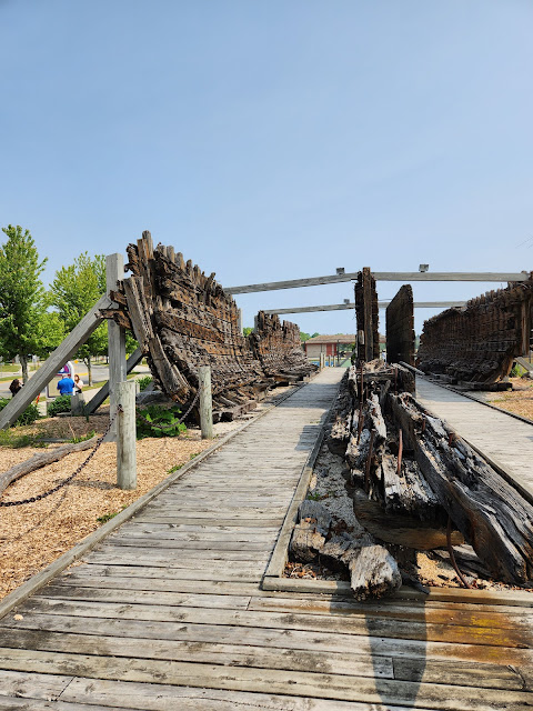 Part of the hull of the Lottie Cooper