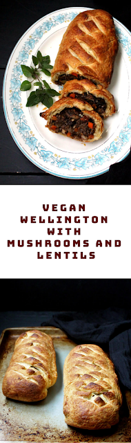Vegan Wellington with Mushrooms and Lentils