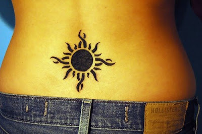 Sister Quotes  Tattoos on Sun Tribal Tattoo Design