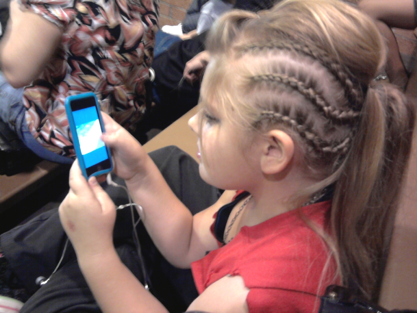 Hairstyles With Braids And Curls For Kids Cornrowed Mini Faux Hawk Poof