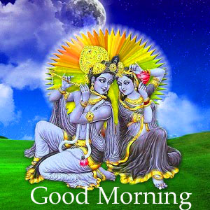 Radha Krishna Good Morning Image