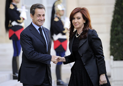 Cristina se reunió con Sarkozy