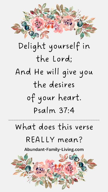 Delight Yourself in the Lord