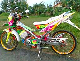 modifikasi satria fu drag