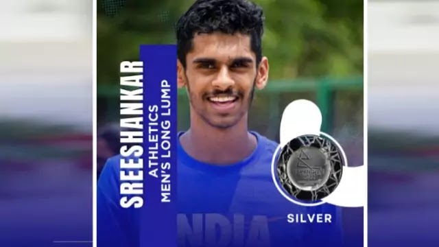 cwg-2022-sreeshankar-clinches-silver-in-men-long-jump-at-birmingham-commonwealth-games