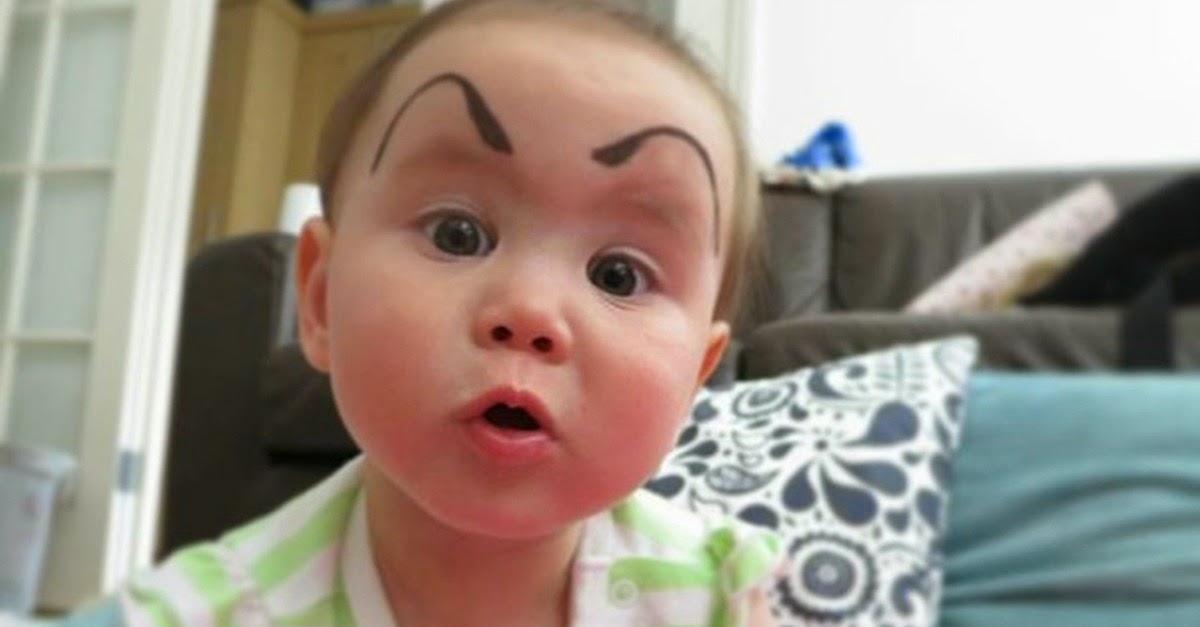 Most Hilarious Baby Eyebrows Gone Horribly Wrong So Funy