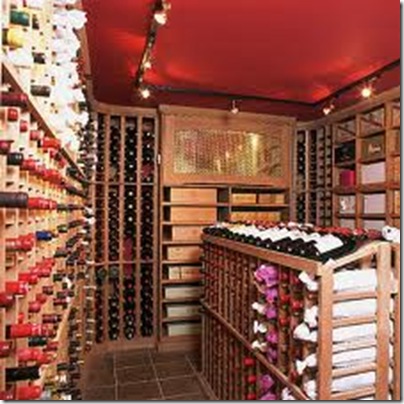 wine cellar ceiling