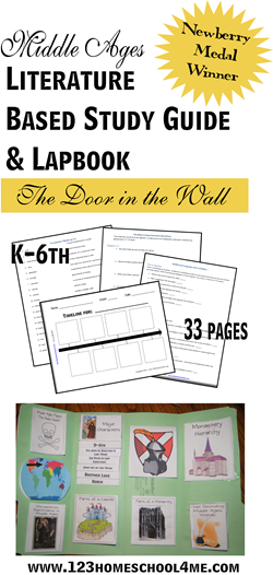 Middle Ages Literature Based Study Guide for Homeschool Language Arts