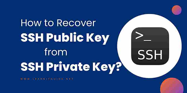 Recover SSH Public Key from Private Key Easily