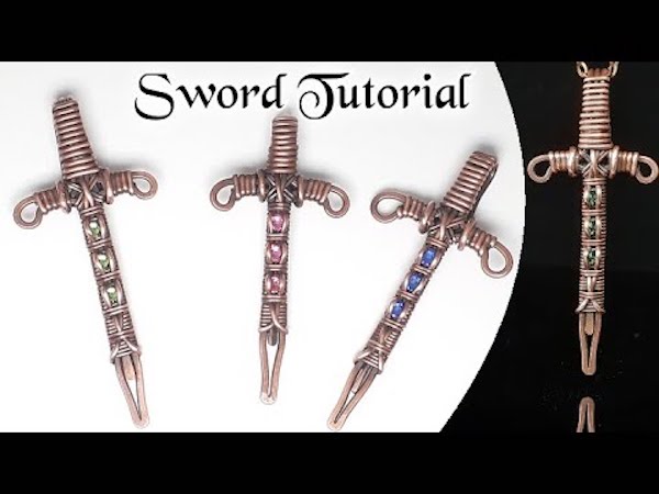 Another Wire Wrapped Sword Pendant Tutorial | Why Japanese Swords are So Expensive