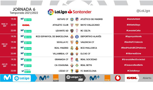 LaLiga Jornada 6