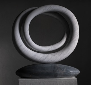 Tulla: CARRARA MARBLE, 2017: W 64cm, H 66 cm, D 14 cm; £12,000