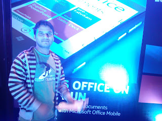 sushil with nokia Lumia 800