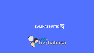 contoh kalimat kritik