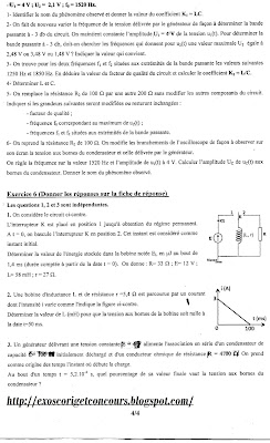 Concours ENSAM 2009 PC