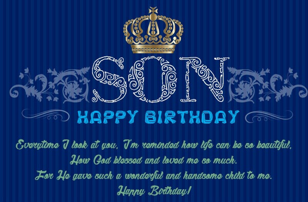 Happy Birthday Son : Wishes, Cake Images, Messages, Quotes